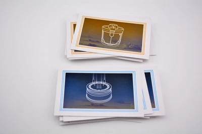 Star Wars Mandalorian Monopoly game part pieces - camtono & bounty puck cards - Image 1 of 2