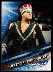 2019 Topps WWE SmackDown Live Jerry "The King" Lawler #78 WRESTLING CARD - Picture 1 of 2