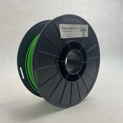 Maker Series PLA Nuclear Green PLA 1.75mm Filament - Image 1 of 4