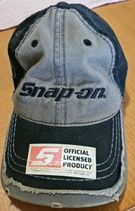 Snap-On Tools Dad Hat Cap Strap Back Distressed - Picture 1 of 3