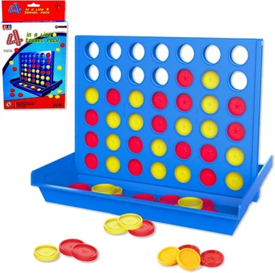 CHENNYFUN Vier Gewinnt, Vier Gewinnt Spiel Reisespiel, Brettspiel, 4 in Einer Reihe Reihe