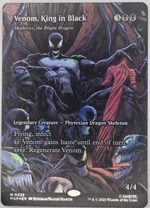 MTG Marvel's Spider-Man Borderless Foil Venom, King in Black (NM) - Bild 1 von 2