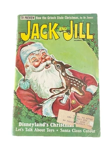 Jack and Jill Vintage Children's Magazine Christmas Dec 1966 Grinch Disneyland - Picture 1 of 8
