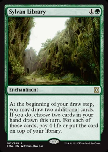 MTG Sylvan Library, Light Play, English Eternal Masters - Image 1 of 1