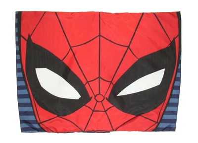 Almohada estándar Spiderman Sham Marvel Comics microfibra rojo azul Foto 1 de 4
