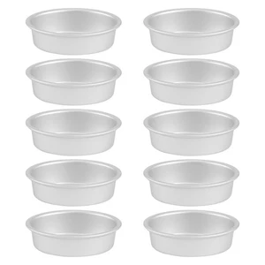 1x(10 piezas molde para pastel de queso de metal de aleación de aluminio con forma de huevo ovalado pan6125 - Imagen 1 de 8