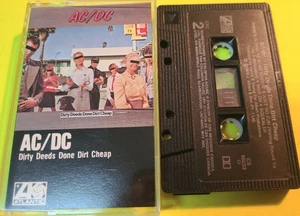 AC-DC ~ Dirty Deeds Done Dirt Cheap ~ Cassette Tape in Canada Tested - Bild 1 von 1