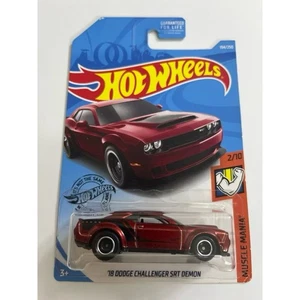 Dodge Challenger SRT Demon Muscle Mania 2/10 Hot Wheels Super Treasure Hunt '18 - Imagen 1 de 6