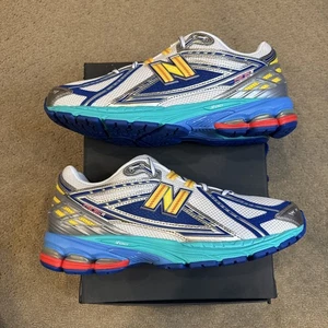 Size 11 - New Balance 1906R 'Moon Sign' White Silver Blue Yellow U1906RMS - Picture 1 of 10
