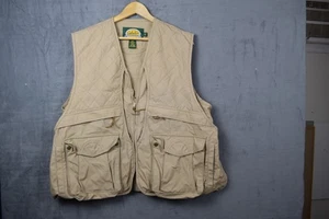 Cabela's Weste Herren groß khaki Feldjagd Wildtasche gesteppte Taschen 941000 - Bild 1 von 10