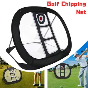 Portable In/Outdoor Golf Practice Chipping Net Swing Trainer Pitching Cages Mat - Picture 1 of 12