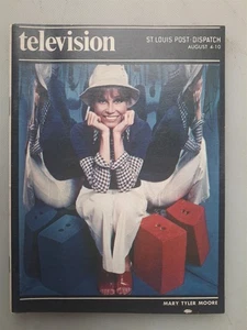 St. Louis Post-Dispatch TV Magazine August 4, 1974 Issue, Mary Tyler Moore - Picture 1 of 2