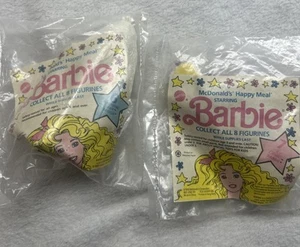 1990 McDonald’s Barbie Figurines, #6 Wedding Day Midge #7 Ice Capades Barbie  - Picture 1 of 4