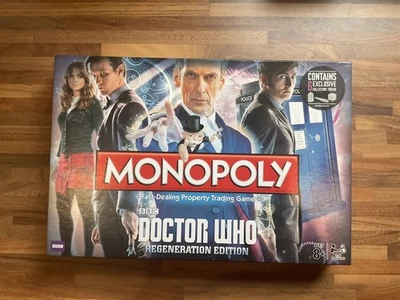 Monopoly Doctor Who Regeneration Edition - Exclusive Tokens Board Game 2015 - Image 1 of 4