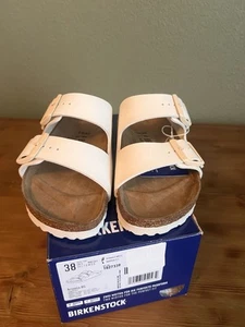 Birkenstock Arizona BS para mujer con cáscara de huevo talla 38 nuevo en caja - Imagen 1 de 4