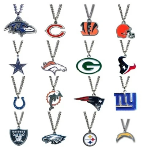 NFL Necklace With Pendant - Choose Your Team Cover