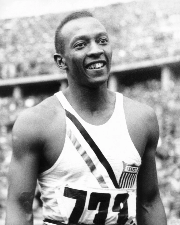 1936 Berlin Olympics JESSE OWENS Glossy 8x10 Photo USA Print Poster Gold Medal - Image 1 of 1