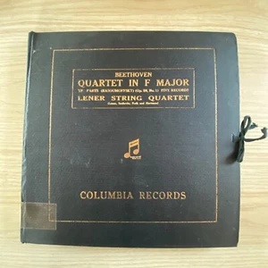 COLUMBIA 5X78RPM LENER STRING QUARTET BEETHOVEN QUARTET IN F MAJOR COMPLETE SET - Picture 1 of 7