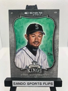 2003 Donruss Diamond Kings Ichiro Seattle Mariners #6 ~ $.99 Shipping! - Picture 1 of 11