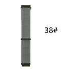 Sport Luxury Woven Nylon Loop Watch Band Strap Universal 20mm 22mm Replacement