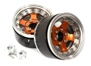 Billet Machined Off-Road 1.9 Size (2) Beadlock Wheel for 1/10 Scale Crawler - Picture 1 of 1