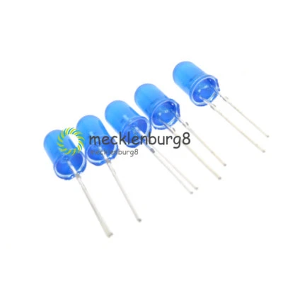 MARKENLOS 50Pcs NEW LED 5MM BLUE COLOR BLUE LIGHT Super Bright NEW