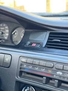 Clock Delete EG Civic Block Off Honda 92-95 CARBON FIBER PATTERN - Picture 1 of 5