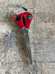 Mainstays 2 Pack 1 Red & 1 Teal Mini Snips Scissors (NEW) Kitchen  - Picture 1 of 2