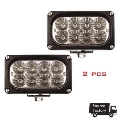 40W LED Flood Beam Light For CASE IH 178345A1,New Holland T8010,T8030,T8040,2Pcs - Image 1 of 4