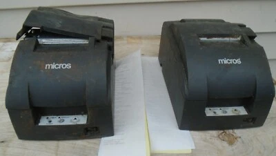EPSON MICROS TM-U220B M188B NETWORK POS RECEIPT PRINTER Tested / AS IS / READ - Image 1 of 4