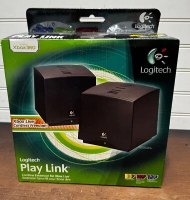 NEW Logitech Play Link Cordless Extension For Xbox 360 Live Cordless Freedom - Image 1 of 4