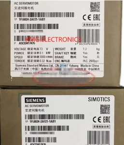 NEW SIEMENS 1FL6024-2AF21-1AB1 1FL6024-2AF21-1AB1 U3 1year warranty NEW IN BOX - Picture 1 of 1