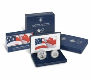 2019 Pride of Two Nations 19XB Limited Edition Two-Coin Set - Picture 1 of 9
