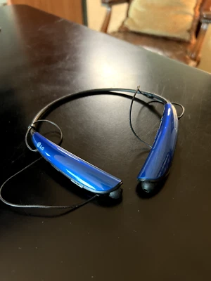 LG HBS-750 Blue Neckband Headsets - Image 1 of 4