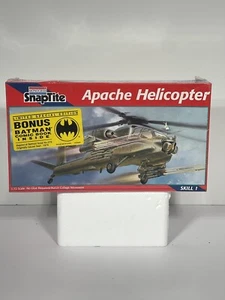 NEW! Monogram Snaptite Apache Helicopter 1/72 Scale #1129 w/ Batman Comic #279 - Picture 1 of 8
