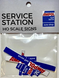 HO Scale Accessories - TTG018 - HO Scale Australian Signs - SERVICE STATION - Picture 1 of 1