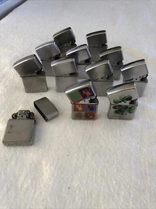“Lot Of 12” 5 Barrel Zippo’s From 1980 Forward - Picture 1 of 9