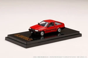 1/64 Hobby Japan Toyota COROLLA LEVIN AE86 3 DOOR GTV Red Black HJ641037BRK - Picture 1 of 1