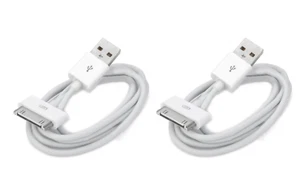 2 Pc 6FT USB Charger Data Sync Cable Cord For iPhone 3G/4/4S iPad 2 iPod nano1-6 - Picture 1 of 4