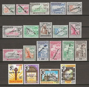 Zanzíbar 1964 SG 394/413 como nuevo - Imagen 1 de 2