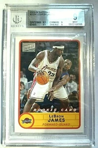2003 Topps Bazooka #223A Lebron James BGS 9 / Pop 300 or less  - Bild 1 von 2