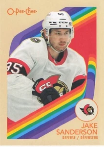 2023-24 O-Pee-Chee - Retro #66 - Jake Sanderson - Senadores de Ottawa - Imagen 1 de 2