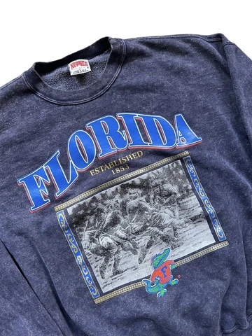 Vintage Nutmeg Sweatshirt Gainesville Florida Gators Football Size XL Cover