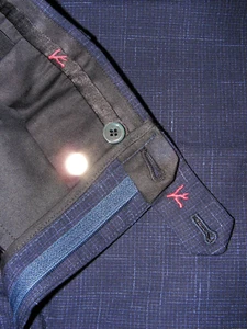 MENS SZ 39" X 29" ISAIA NAPOLI WOOL LINEN SILK BASE SANITA DRESS PANTS 39X29 - Picture 1 of 16