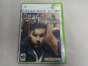 EUC Dead To Rights Original Microsoft Xbox Game & Case No Manual Free Ship - Picture 1 of 3
