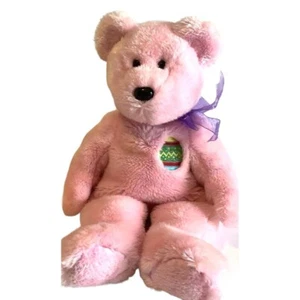 Ty Peluche Juguete de Peluche Oso de Peluche Rosa BEANNIE BUDDIES Juguetes Bufanda de Huevo de Pascua - Imagen 1 de 6