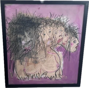 Original Gemälde des puertoricanischen Surferkünstlers Mauro Diaz - Abstrakte zeitgenössische Kunst - Bild 1 von 7