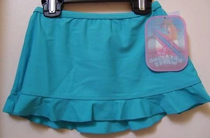 Girls Breaking Waves Blue Beach Pool Swimsuit Skirt Cover Up Sz 5 - Picture 1 of 2