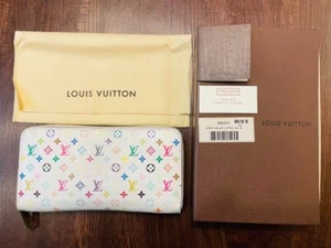 LOUIS VUITTON Monogram Multicolor Zippy Zip Around Long Wallet M60241 F/S - Picture 1 of 12