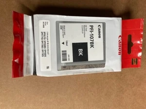 Genuine Canon 107 Black Standard Yield Ink Cartridge (6705B001) Exp 6/2016 - Picture 1 of 1